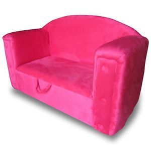 kids crushed velvet chair